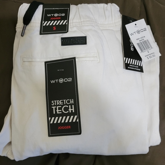 NWT WT02 Men's Jogger Pants in Stretch Twill Fabric - Picture 3 of 3